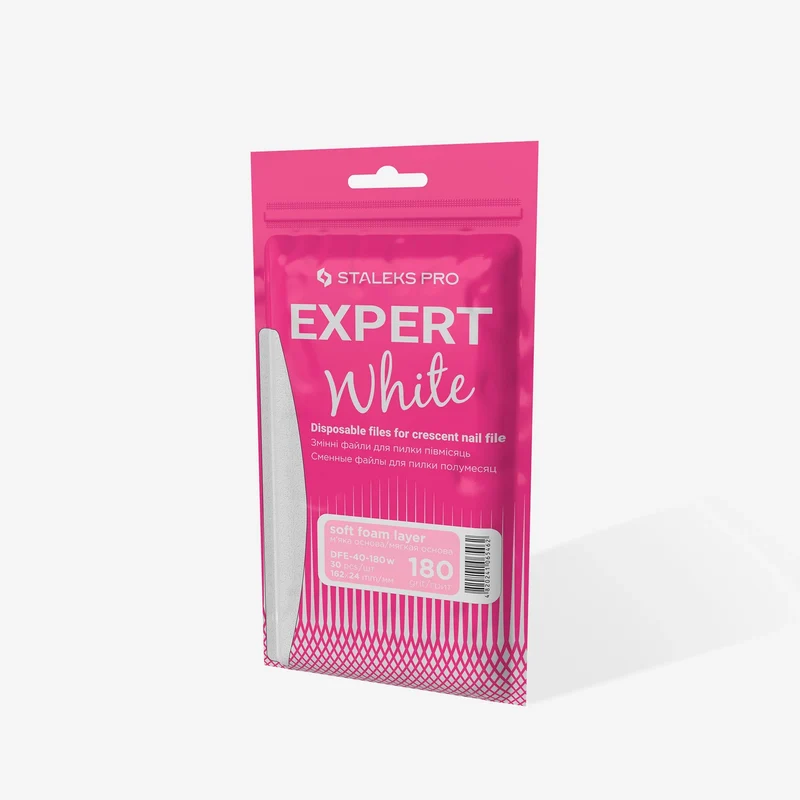 Staleks Pro Expert 40 Ricambi Per Lima Mezzaluna A Base Morbida 180 Grit (30PZ)