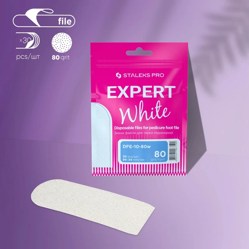 Staleks Pro Expert 10 Ricambi Per Raspa Per Pedicure 80 Grit (30pz)
