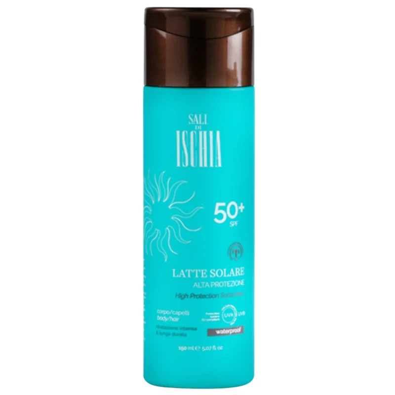 Sali di Ischia Latte Solare Alta Protezione SPF50+ 150ml Waterproof