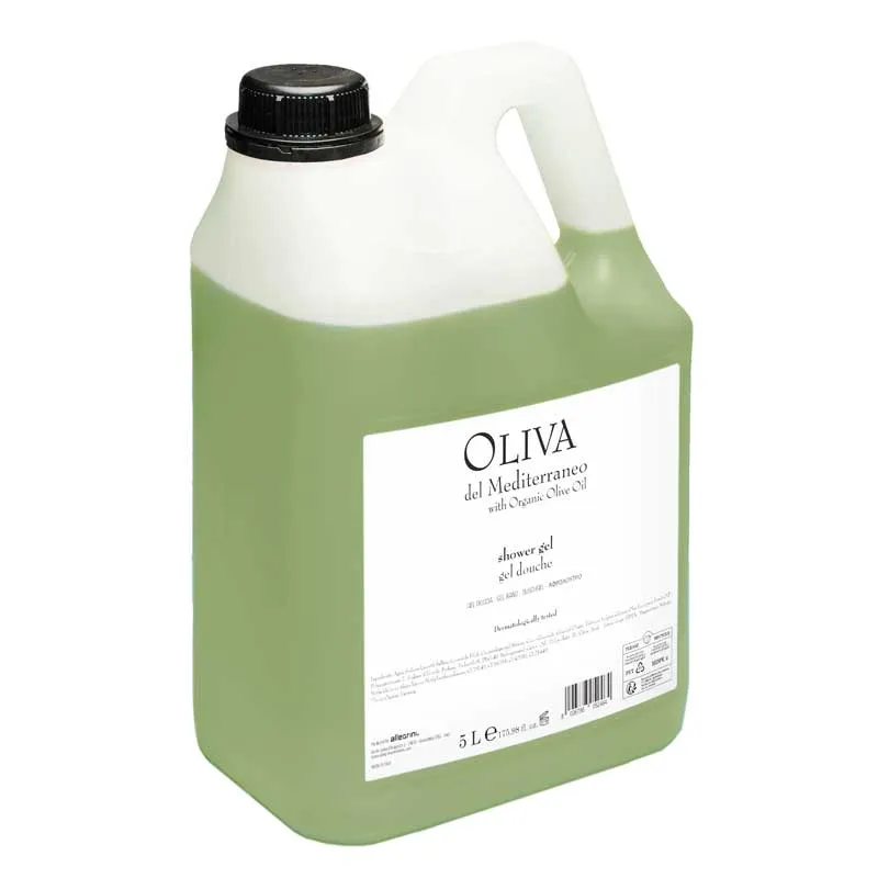 Gel Doccia, tanica 5 L per dispenser - Oliva del Mediterraneo
