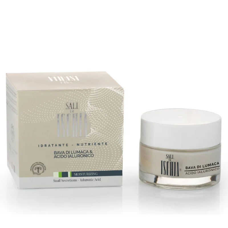 Sali di Ischia Crema Viso Bava di Lumaca e Acido Ialuronico - Idratante e Nutriente 50ml