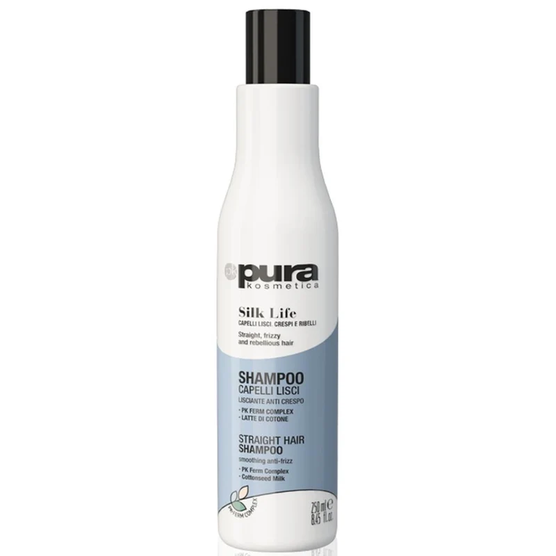 Pura Kosmetica Silk Life Shampoo Capelli Lisci 250ml
