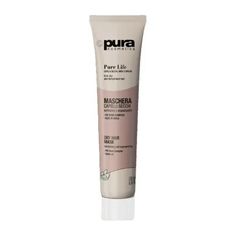 Pura Kosmetica Pure Life Maschera Capelli Secchi Nutriente e Rigenerante 200ml