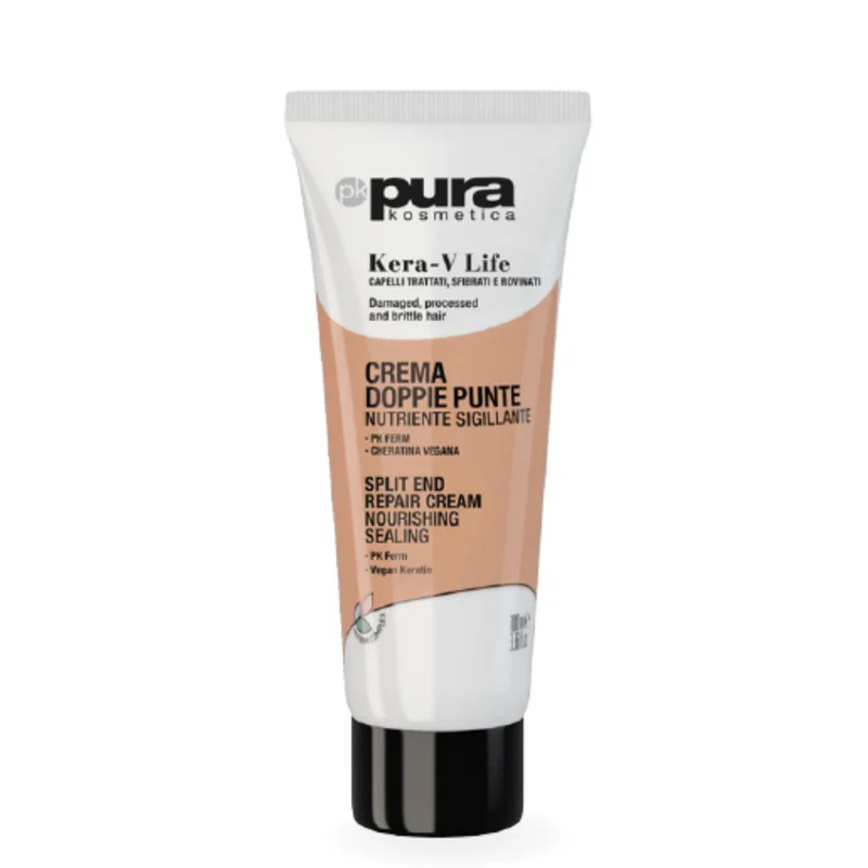 Pura Kosmetica Kera-V Life Crema Doppie Punte Nutriente e Sigillante 100ml