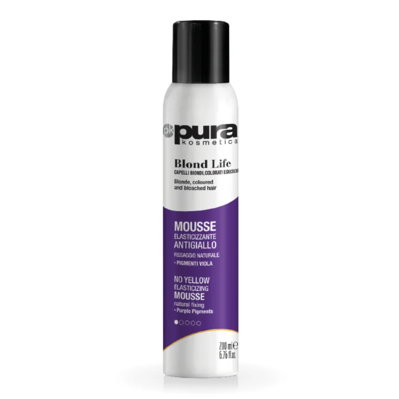 Pura Kosmetica Mousse Elasticizzante Antigiallo 200ml