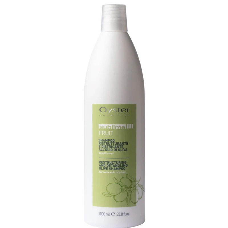 Oyster Cosmetics Sublime Shampoo Ristrutturante e Districante All'Olio Di Oliva 1000ml
