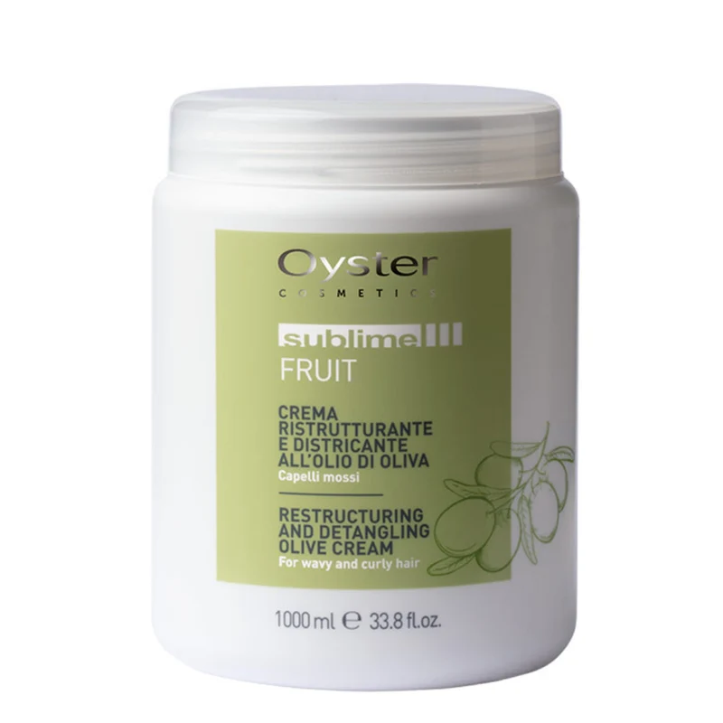 Oyster Cosmetics Sublime Crema Ristrutturante e Districante All'Olio Di Oliva 1000ml