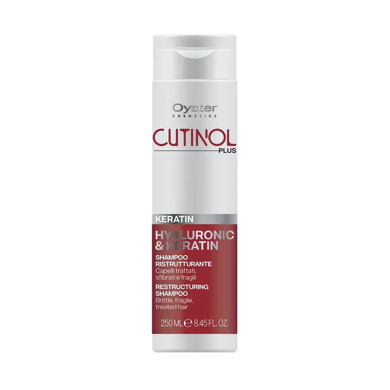 Oyster Cosmetics Cutinol Shampoo Ristrutturante Hyaluronic e Keratin 250ml