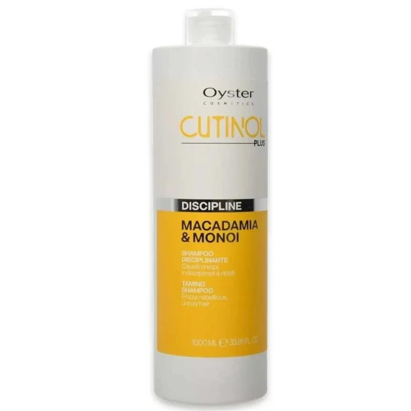 Oyster Cosmetics Cutinol Shampoo Disciplinante Capelli Crespi, Indisciplinati e Ribelli 1000ml