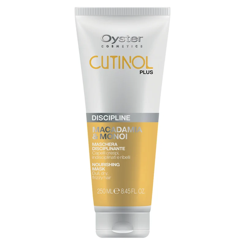 Oyster Cosmetics Cutinol Maschera Disciplinante Capelli Crespi, Indisciplinati e Ribelli 250ml
