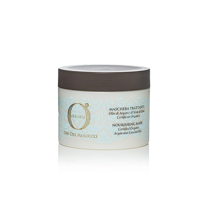 Olio Seta Oro del Marocco Maschera Trattante Olio di Argan e Semi di Lino 250ml