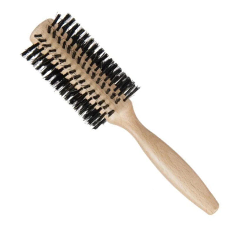 Guenzani Professional Spazzola Tonda Legno Chiara Setole Fitte Ø22 Cod. 1175F