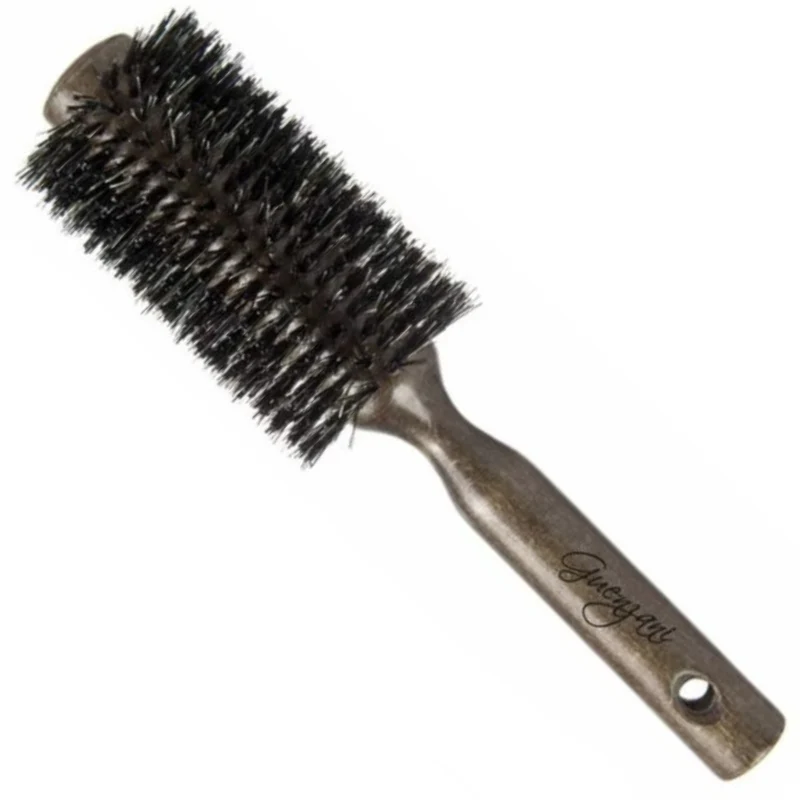 Guenzani Professional Spazzola Tonda Fitta Setole di Cinghiale Ø54