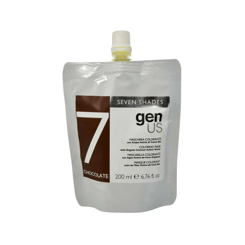 Genus Seven Shades Maschera Colorante - 7 Chocolate 200ml