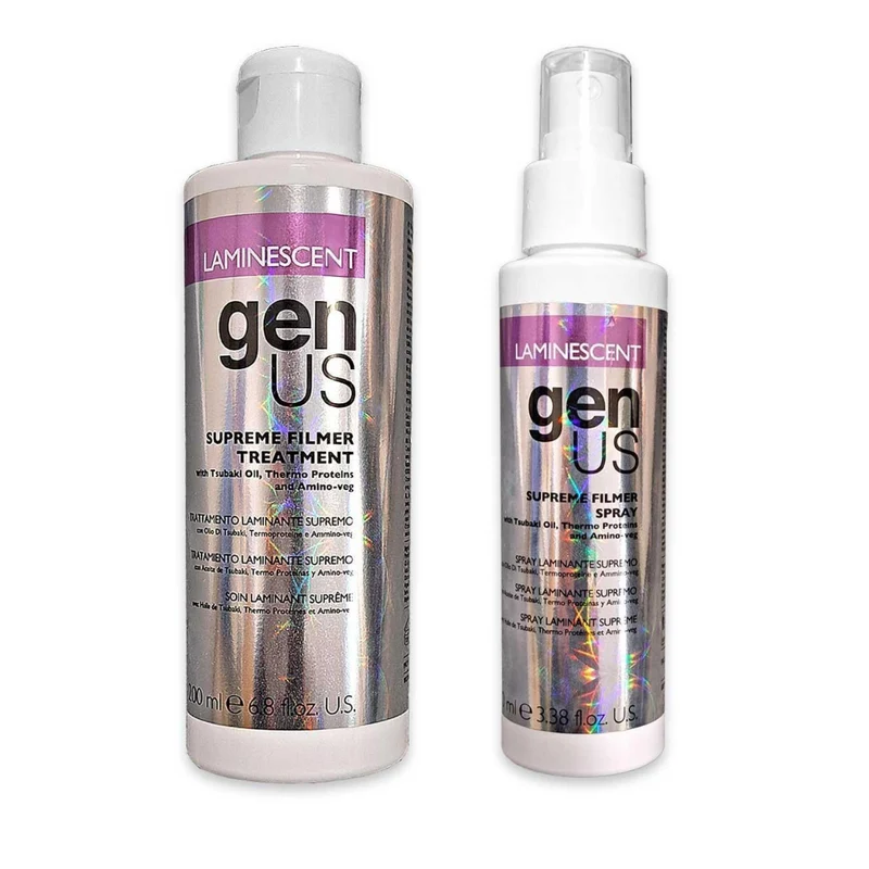 Genus Laminescent Kit Trattamento Laminante Supremo Spray Laminante 100ml Trattamento Laminante 200ml