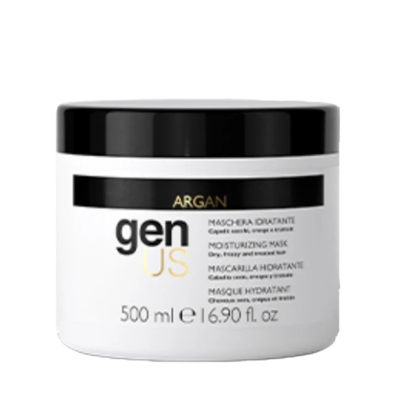 Genus Argan Maschera Idratante - Capelli Secchi, Crespi e Trattati 500ml