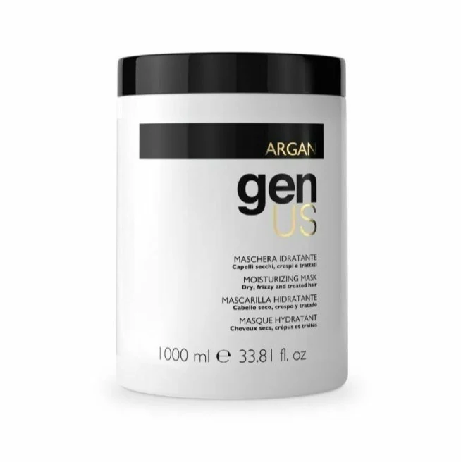 Genus Argan Maschera Idratante - Capelli Secchi, Crespi e Trattati 1000ml