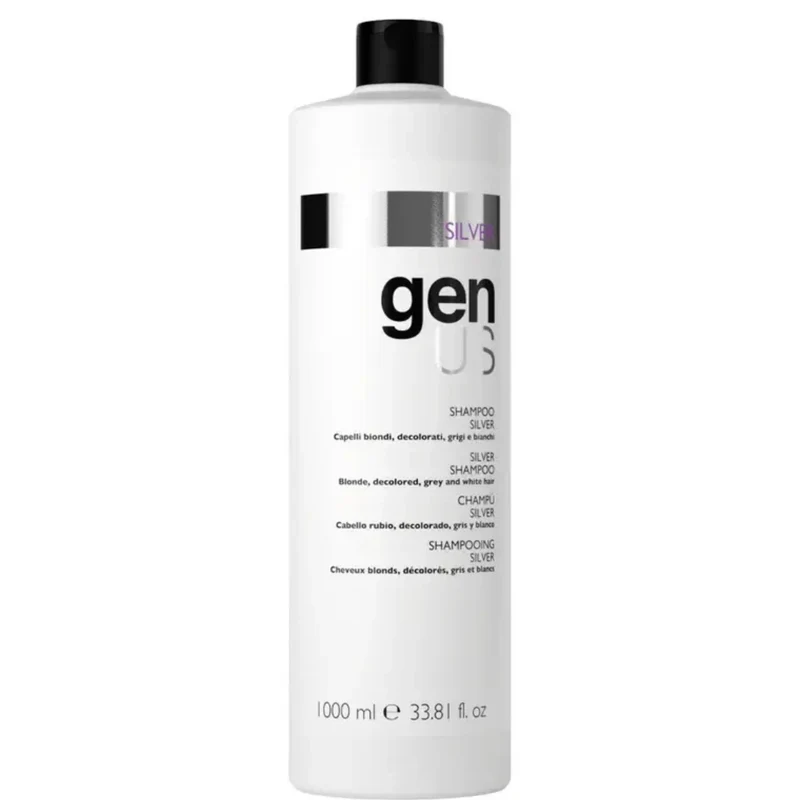 Genus Shampoo Silver - Capelli Biondi, Decolorati, Grigi e Bianchi 1000ml