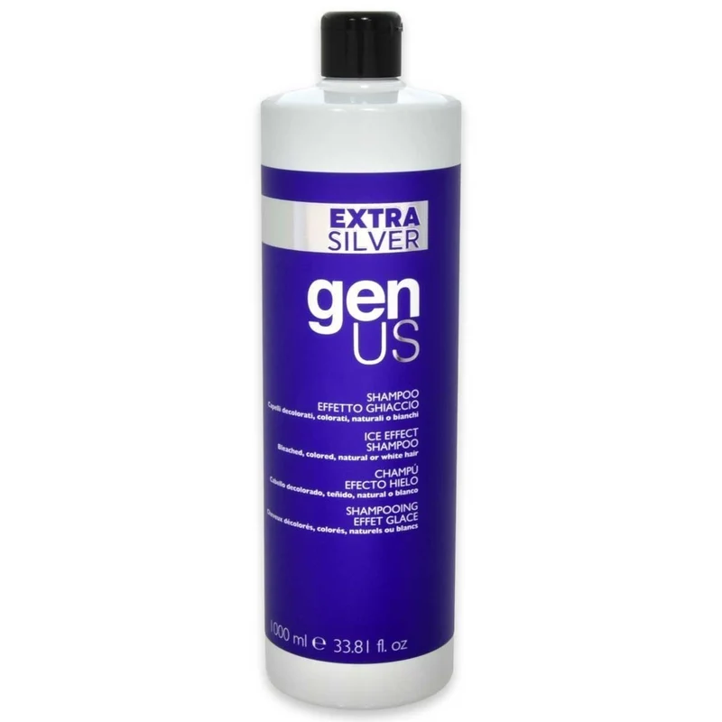 Genus Shampoo Extra Silver Effetto Ghiaccio 1000ml