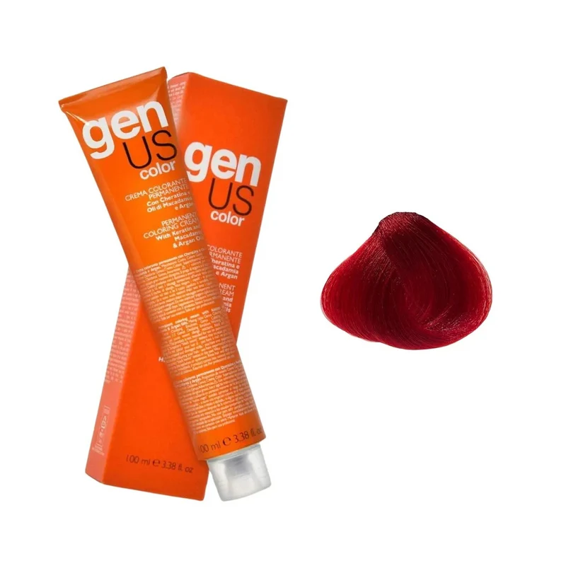 Genus Crema Colorante Permanente - R.66 Red Booster 100ml