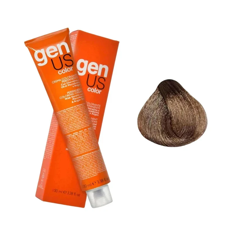 Genus Crema Colorante Permanente - 8.11 Biondo Chiaro Cenere Intenso