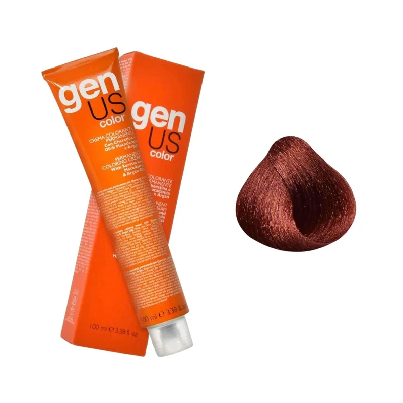 Genus Crema Colorante Permanente - 7.6 Biondo Rosso 100ml