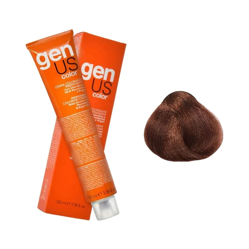 Genus Crema Colorante Permanente - 6.6 Biondo Scuro Rosso 100ml