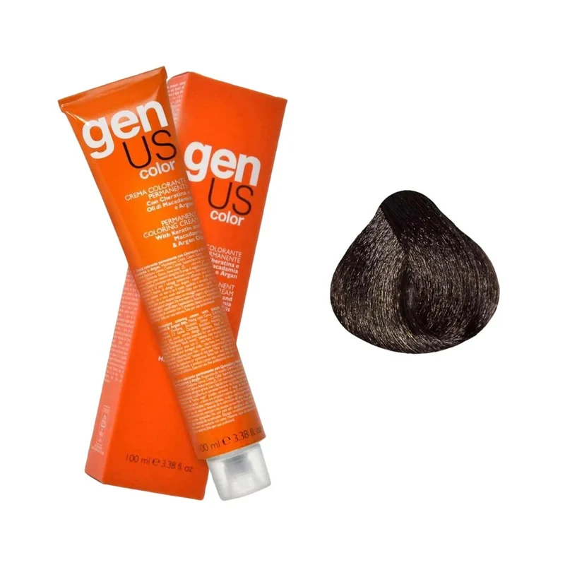 Genus Crema Colorante Permanente - 6.11 Biondo Scuro Cenere Intenso 100ml