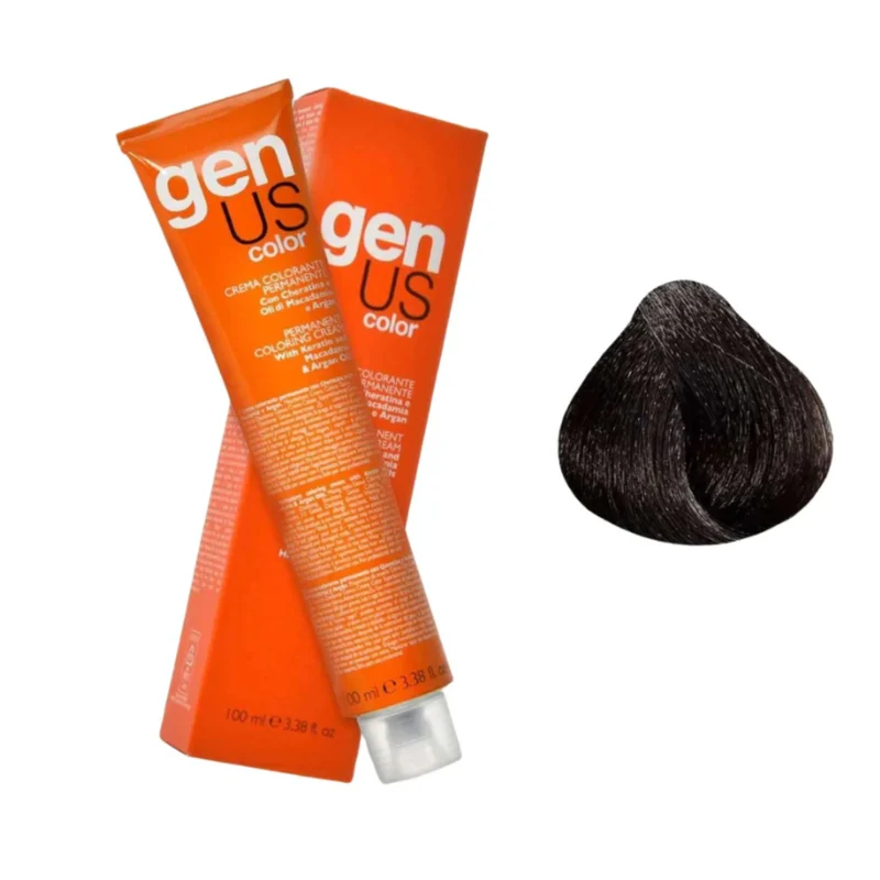 Genus Crema Colorante Permanente - 5.0 Castano Chiaro 100ml