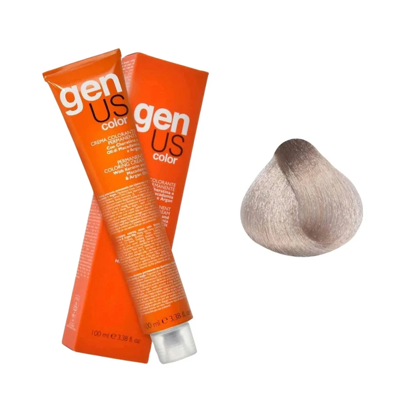 Genus Crema Colorante Permanente - 12.2 Super Biondo Platino Perla Extra 100ml