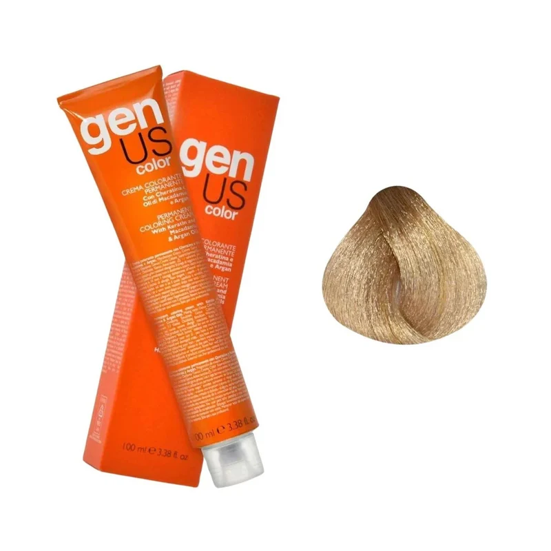 Genus Crema Colorante Permanente - 11.32 Super Biondo Platino Beige 100ml