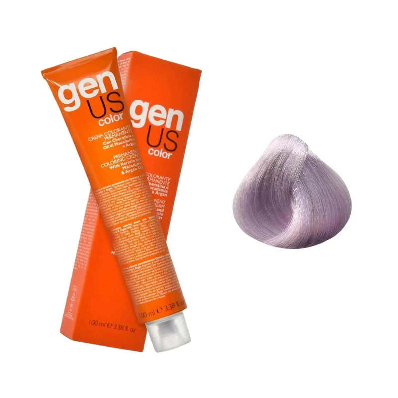 Genus Crema Colorante Permanente - 10.21 Biondo Platino Cenere Irisè 100ml