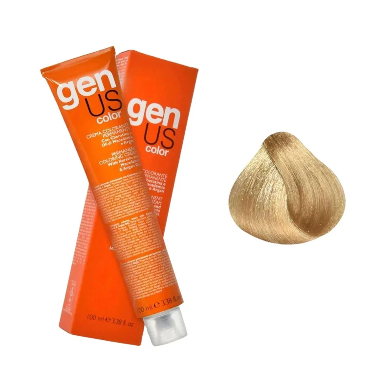 Genus Crema Colorante Permanente - 10.13 Biondo Platino Cenere Dorato 100ml
