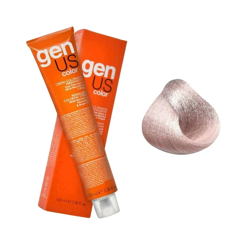 Genus Crema Colorante Permanente - 10.02 Biondo Platino Naturale Irisè 100ml