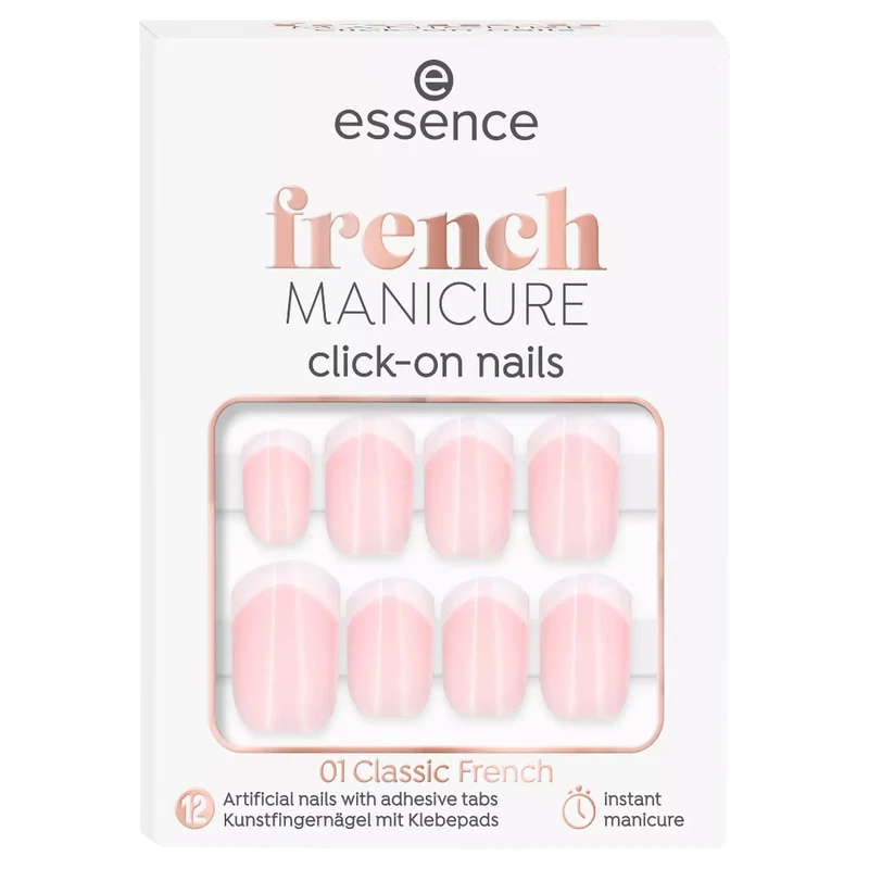 Essence French Manicure Click-on Nails - 01 Classic French