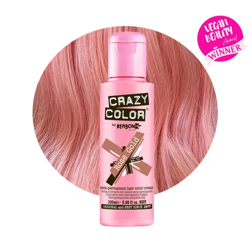 Crazy Color Bt Renbow 73 Rose Gold 100ml
