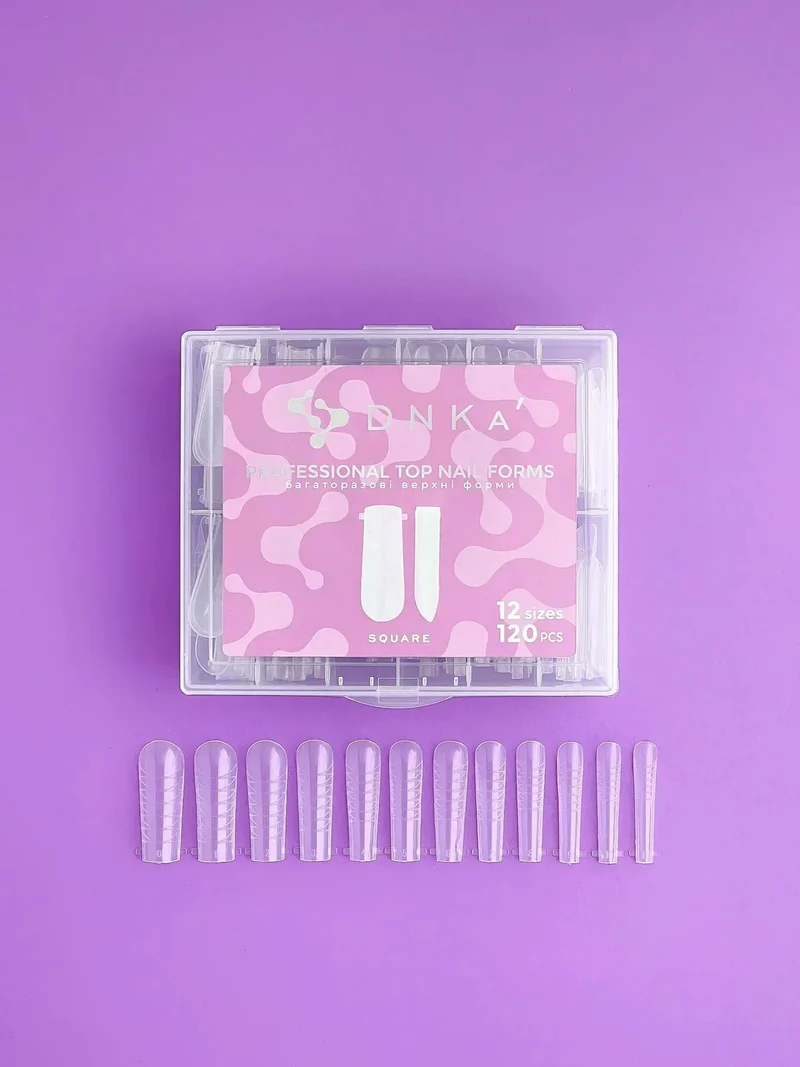 Dnka' Professional Nail Form 120pz Square