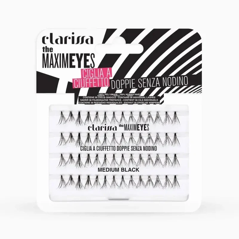 Clarissa Maximeyes Ciglia a Ciuffetto Doppie Senz Nodino - Medium