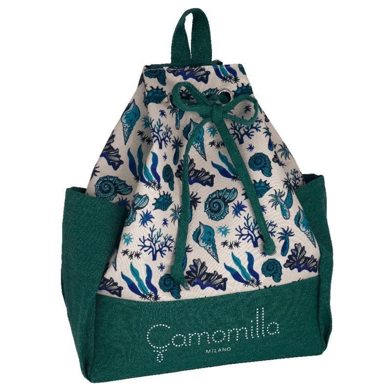 Camomilla Milano Zaino Mare M Conchiglia Verde