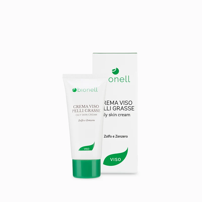 Bionell Crema Viso Pelli Grasse - Zolfo e Zenzero 50ml