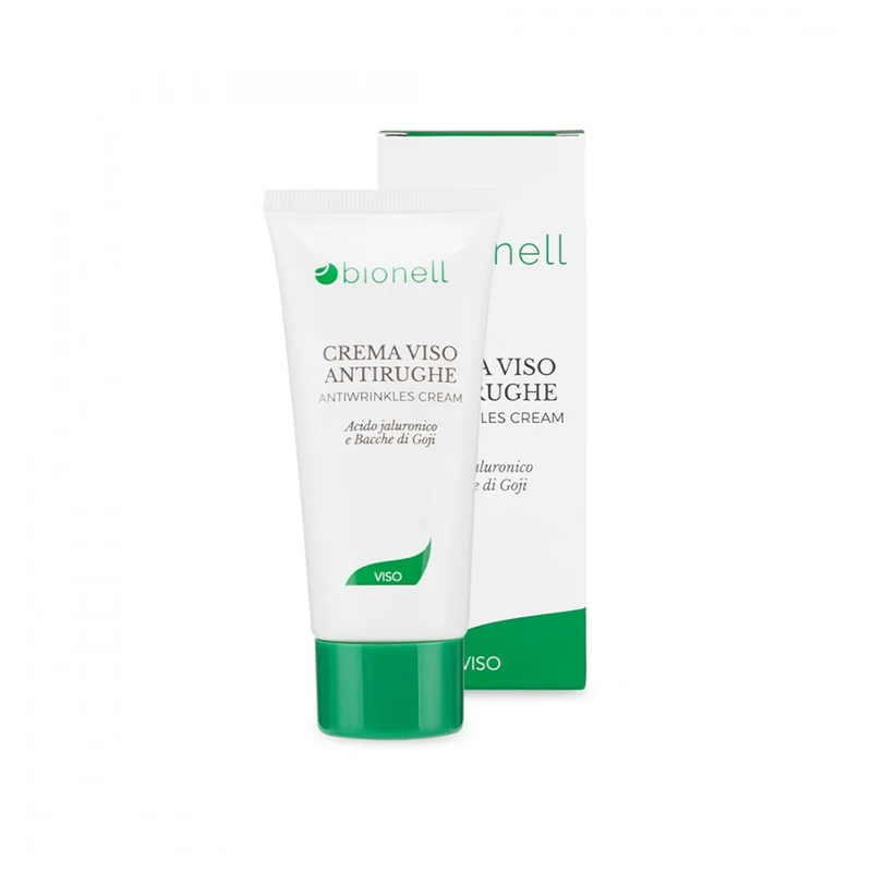 Bionell Crema Viso Antirughe - Acido Ialuronico e Bacche di Goji 50ml