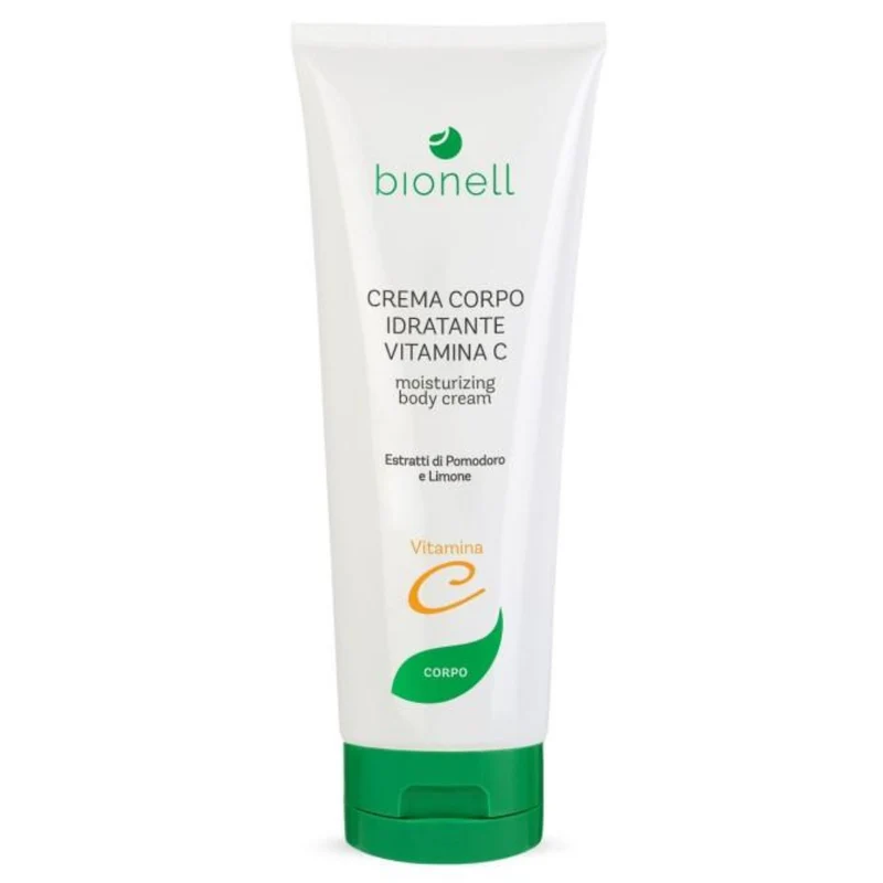 Bionell Crema Corpo Idratante Vitamina C - Estratti di Pomodoro e Limone 250ml
