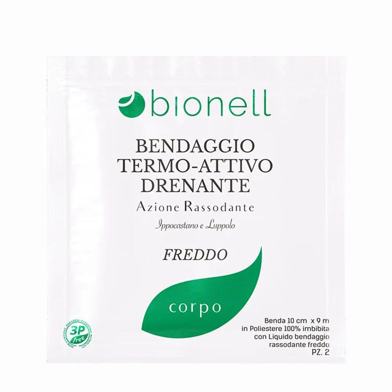 Bionell Bendaggio Termo-Attivo Cellulite Caldo Azione Riducente - Ananas e Bardana
