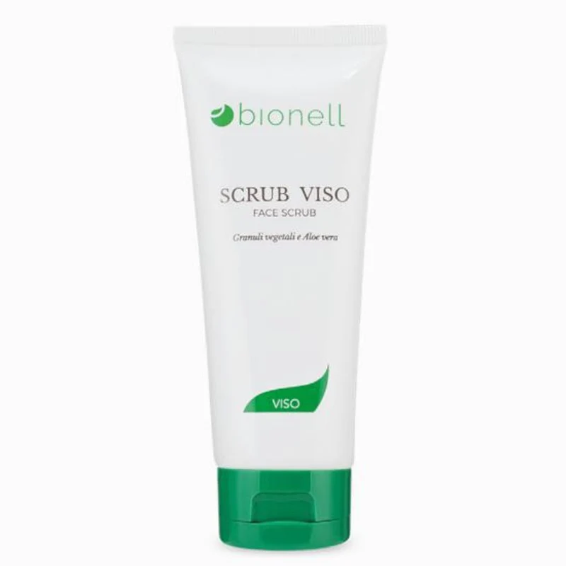 Bionell Scrub Viso Purificante 100ml Granuli Vegetali e Aloe Vera
