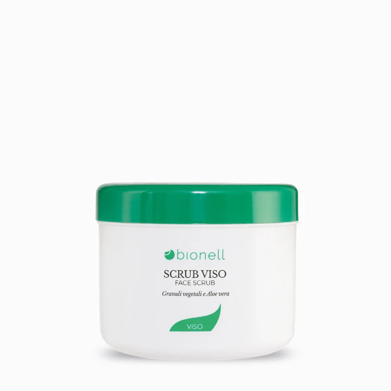 Bionell Scrub Viso - Granuli Vegetali e Aloe Vera 500ml