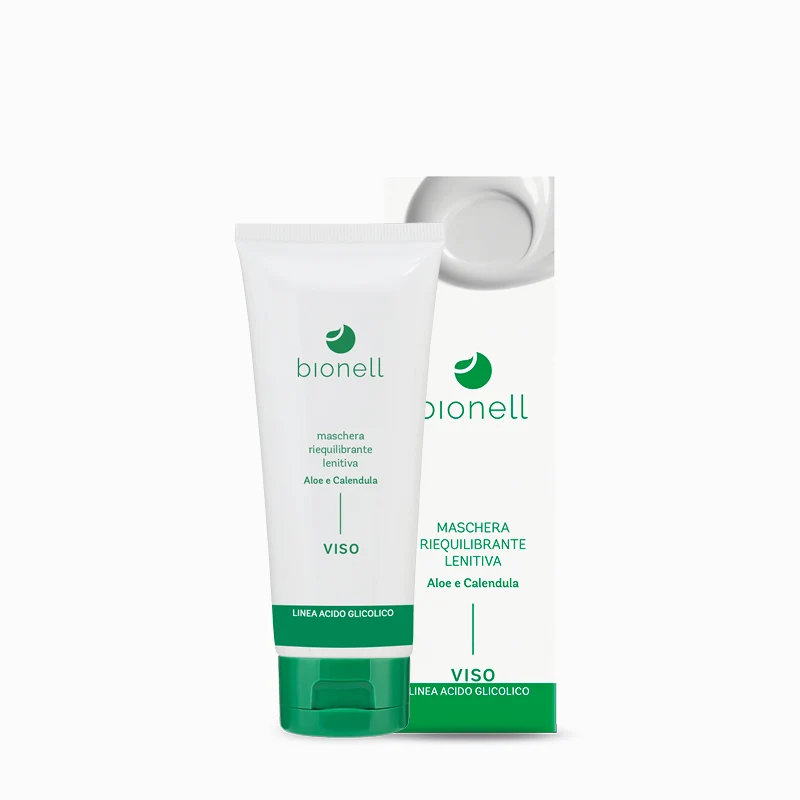 Bionell Maschera Viso Riequilibrante Lenitiva - Aloe & Calendula 100ml