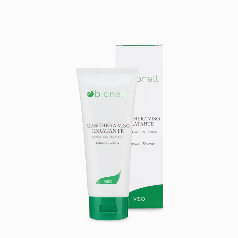 Bionell Maschera Viso Idratante - Collagene Tè Verde 100ml