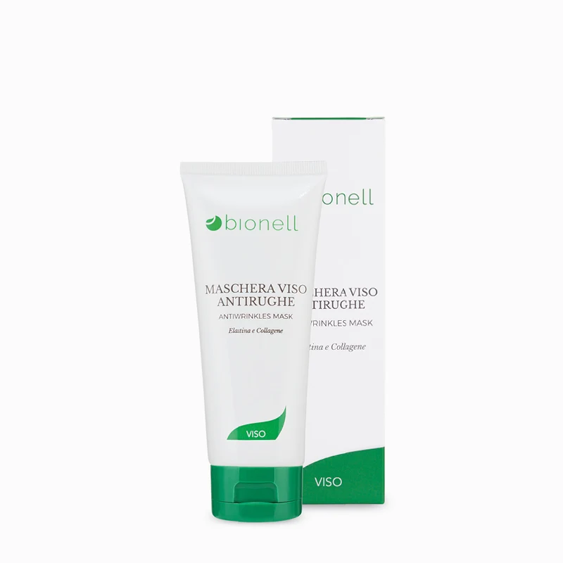 Bionell Maschera Viso Antirughe - Elastina e Collagene 100ml