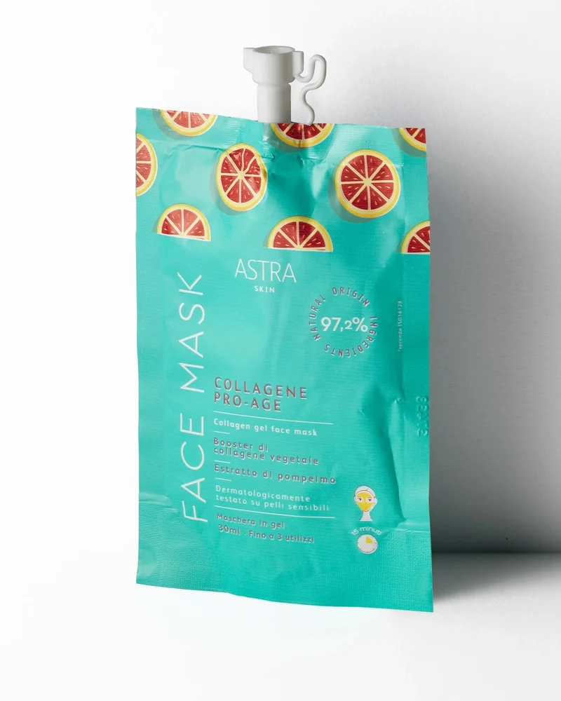 Astra Skin Face Mask Collagene Pro-Age Maschera Viso Anti-Invecchiamento