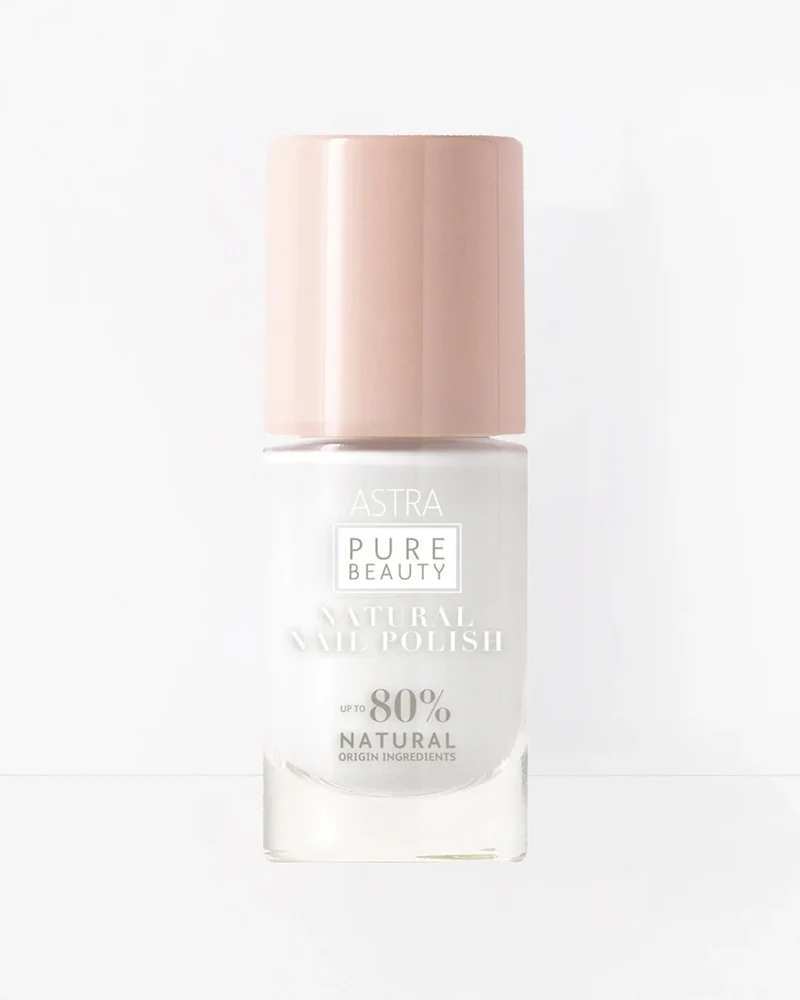 Astra Pure Beauty Natural Nail Polish - 01 Glacier